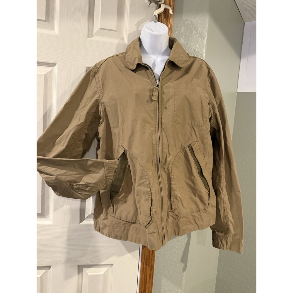 Eddie Bauer Men's Field Jacket (Sesame/Tan Color, Size Large)